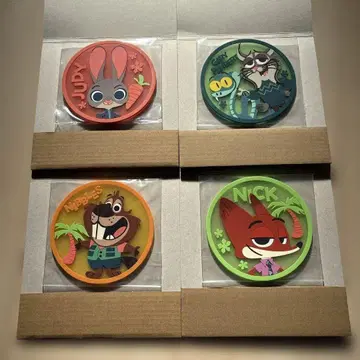 [ 가챠 ] 주토피아2 클리어 러버 코스터 4점 [ 세미컴프 ]