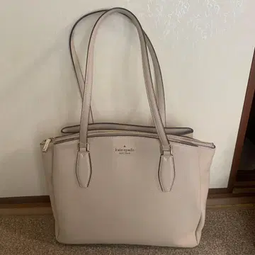 케이트 스페이드 베이지 토트백