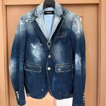 DSQUARED2 데님 테일러드 자켓 사이즈 48
