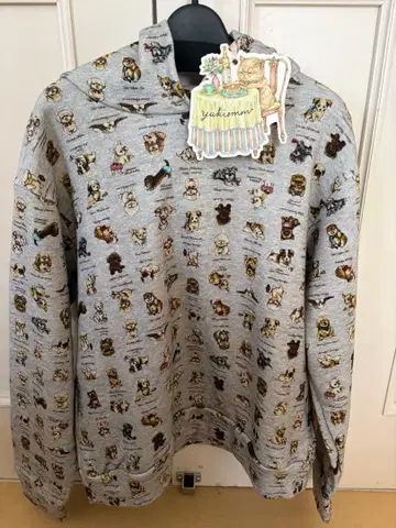 yukiemon 개 도감 맨투맨 트레이닝복