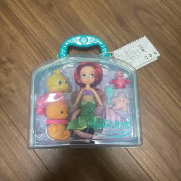 아리엘 인형 세트 투명 케이스 포함