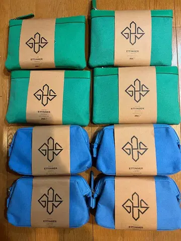 ANA 비즈니스 클래스 ETTINGER 트래블 파우치 세트 8개