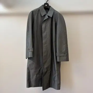 비즈니스 코트 twothreeTOKYO 심플 광택 롱 코트