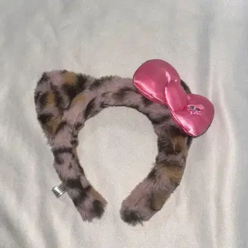 유니버셜 헬로키티 머리띠 레오파드 무늬