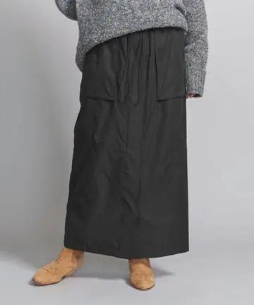 [시착만 한 상품] 포켓 드로스트 타이츠 스커트 M