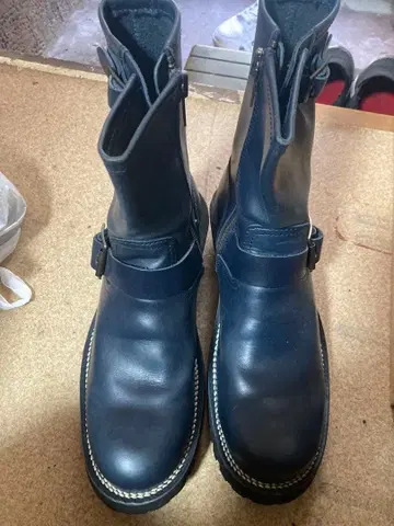 slow wear lion 엔지니어 부츠 네이비