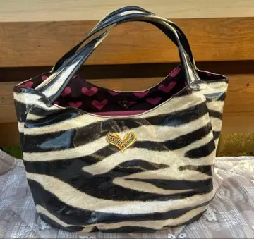 Think Bee! 제브라 패턴 토트백