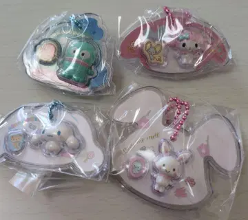 산리오 캐릭터즈 패키지 참 4개 세트 마이멜로디 시나몬