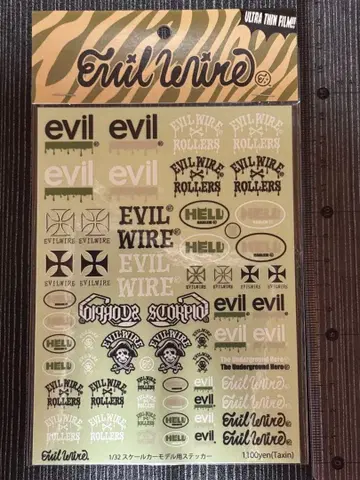 EVILWIRE 스티커 타미야 미니 사륜구동