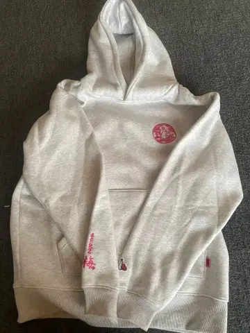FR2 매실 토끼 자수 그레이 후드티 L 사이즈
