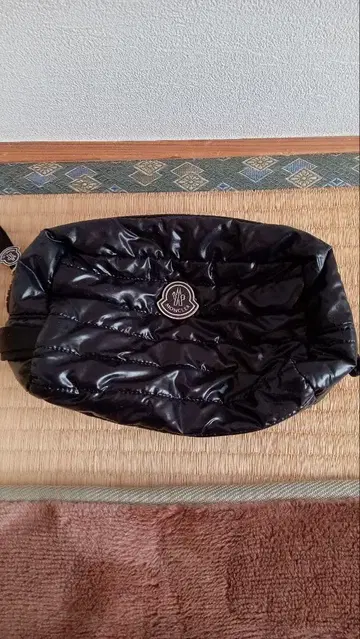 MONCLER 블랙 나일론 파우치