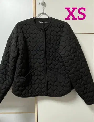 ZARA 하트 퀼팅 자켓 XS