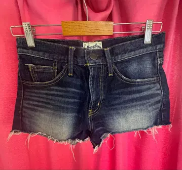 MOUSSY VINTAGE 다크 블루 숏팬츠 헤이세이 Y2K