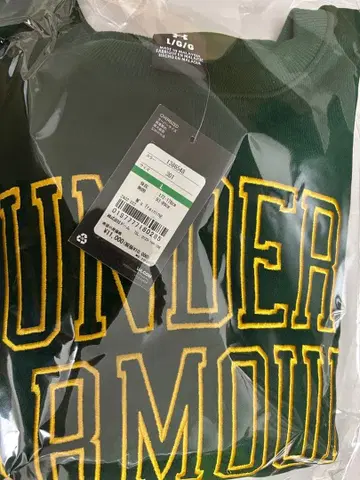 UNDER ARMOUR 오버 사이즈 T셔츠 301 그린