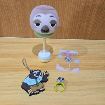 주토피아 플래시 52TOYS 마쉬멜로우 시리즈 러버 키링