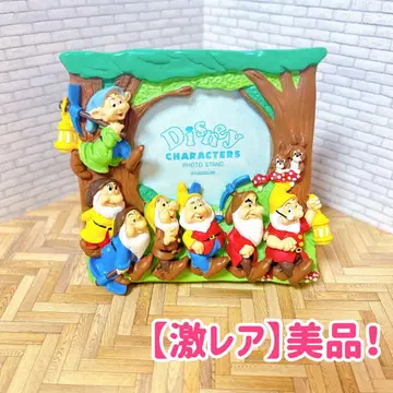 디즈니 백설공주 7난쟁이 후지 컬러 사진 스탠드