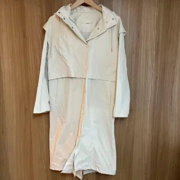 TODAYFUL 후드 부착 아이보리 롱 코트