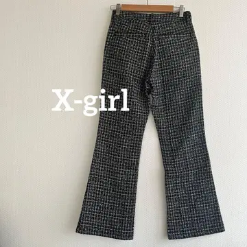 새상품 x-girl 플레어 팬츠 S 사이즈