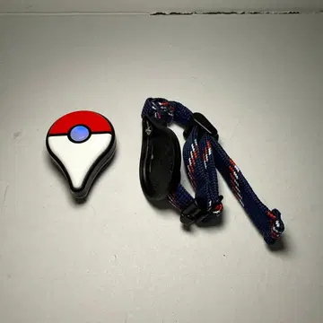 포켓몬 GO 플러스 빨간색 화이트 파랑 스트랩 포함