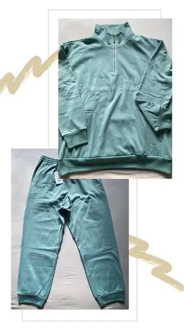 험멜 하프 지퍼 맨투맨 셋업