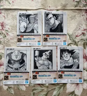 제일복권 드래곤볼 40th G상 코믹스 클리어 파일 세트 묶음 판매