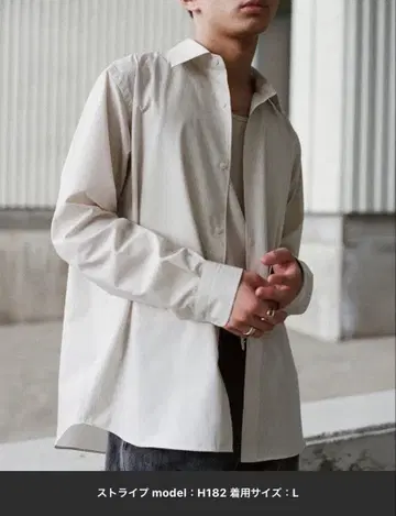 MICRO SPAN BASIC DRESS SHIRT S 사이즈 스트라이프