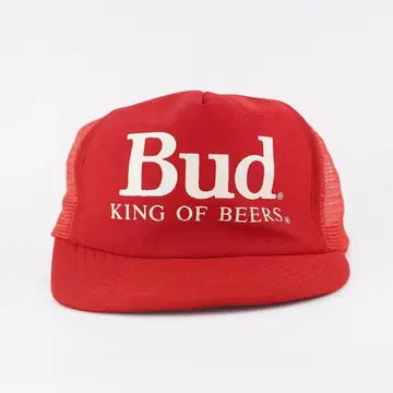 버드와이저 모자 캡 메쉬 90s USA제 기업 빨간색 18406