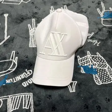 AX 로고 화이트 캡
