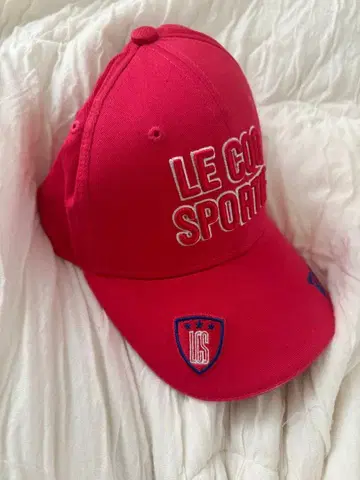 LE COQ SPORTIF 핑크 캡
