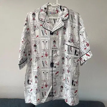 weirdo 위어드 반팔 파자마 셔츠