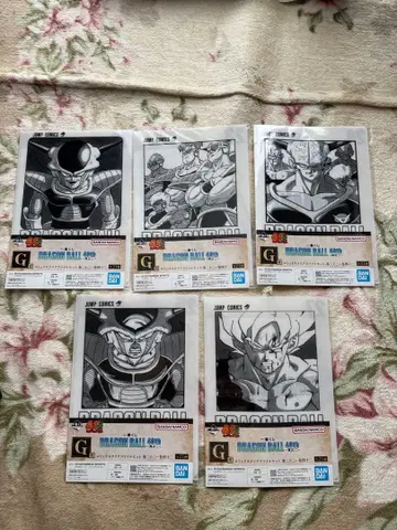 제일복권 드래곤볼 G상 코믹스 클리어 파일 세트 묶음 판매