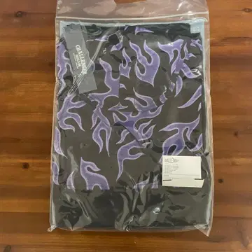 나일론 자켓 보라색 불꽃 무늬