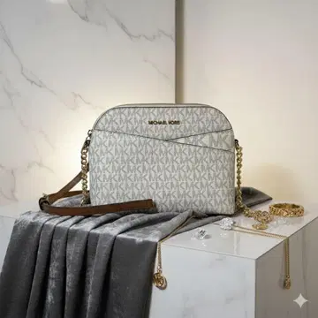 MICHAEL KORS 아이보리 숄더백