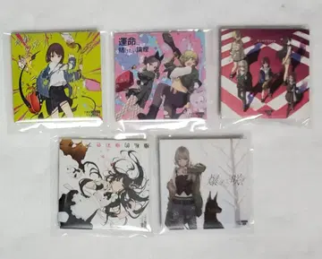 걸즈밴드 클라이 게이머즈 스퀘어 캔뱃지 5종 세트