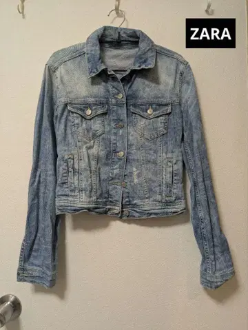 ZARA 데미지 데님 자켓