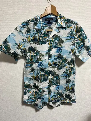 TOMMY HILFIGER 하와이안 셔츠 반팔 L 사이즈