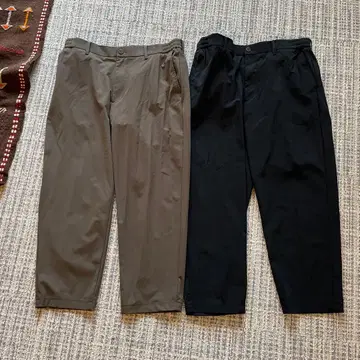 그레이 블랙 와이드 팬츠 이지 팬츠 세트