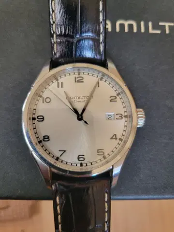 해밀턴/바리언트 오토/실버/H39515753 자동 와인딩