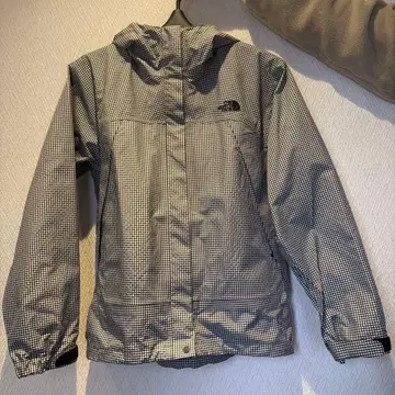 더 노스페이스 체크 무늬 마운틴 후드티