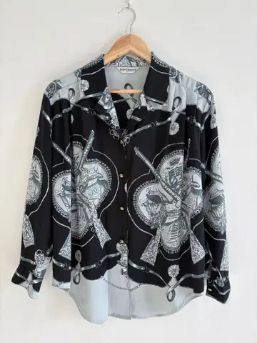 [ 구제 의류 ] 올 패턴 셔츠 캐주얼 긴팔 셔츠 패턴 셔츠