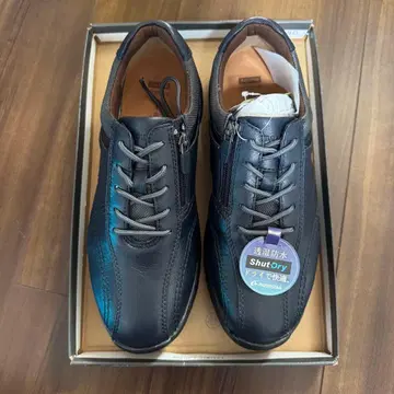 새상품 MOONSTAR 블랙 비즈니스 슈즈 25.0cm