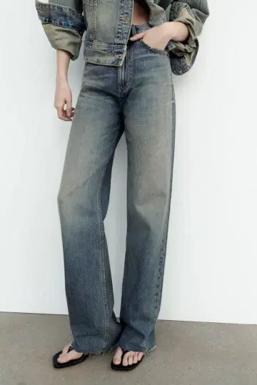 하이웨스트 스트레이트 데님 ZARA 자라