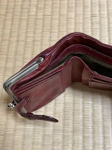 Dakota PRINCESS/레드 가마구치 지갑