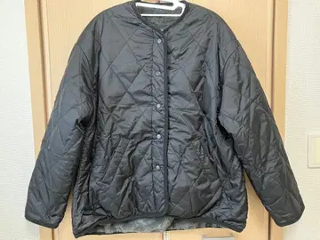 coca 리버서블 퀼팅 블루종 XL 차콜