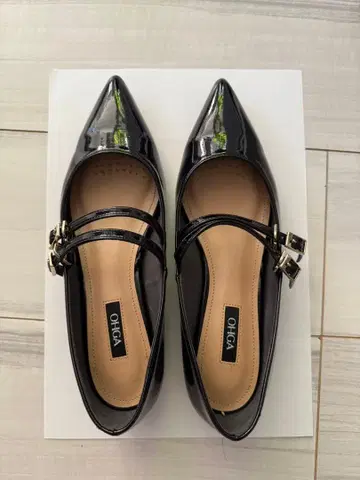 OHGA 블랙 포인티드 펌프스 블랙 컨디션 최상!