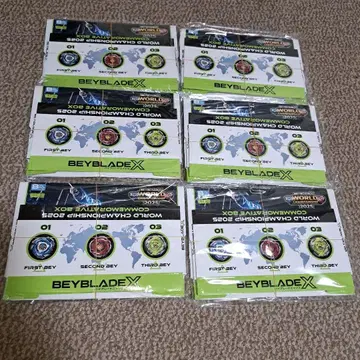 베이블레이드 X 덱 컨테이너 덱 박스 코로코로 부록 6개