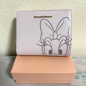 완판템 사만다 타바사 [ 데이지 덕 ] 컬렉션 접이식 지갑 소가죽 새상품