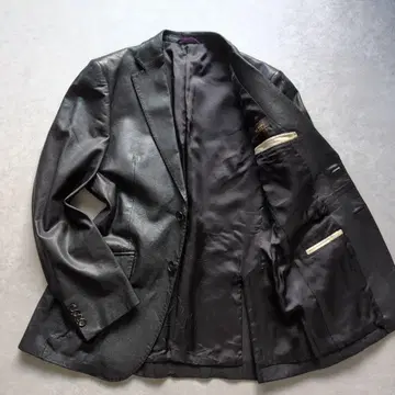 폴스미스 컬렉션 가죽 테일러드 자켓 양가죽 M