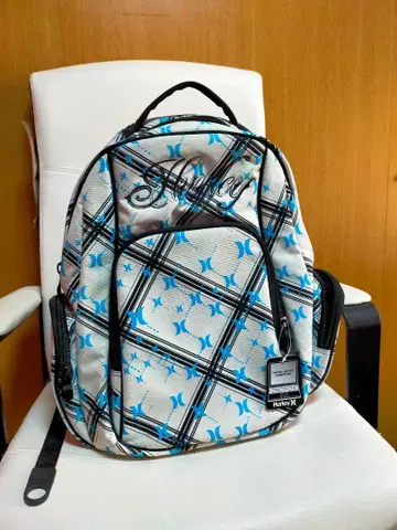 Hurley 체크 무늬 백팩