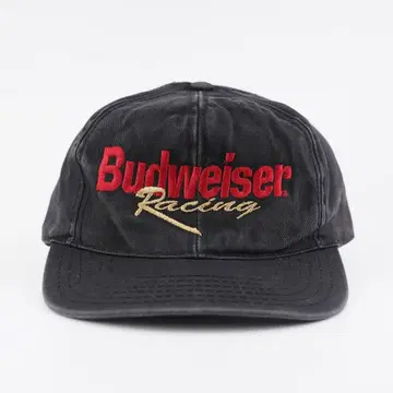 버드와이저 모자 캡 구제 의류 90s USA제 자수 블랙 레드 18413